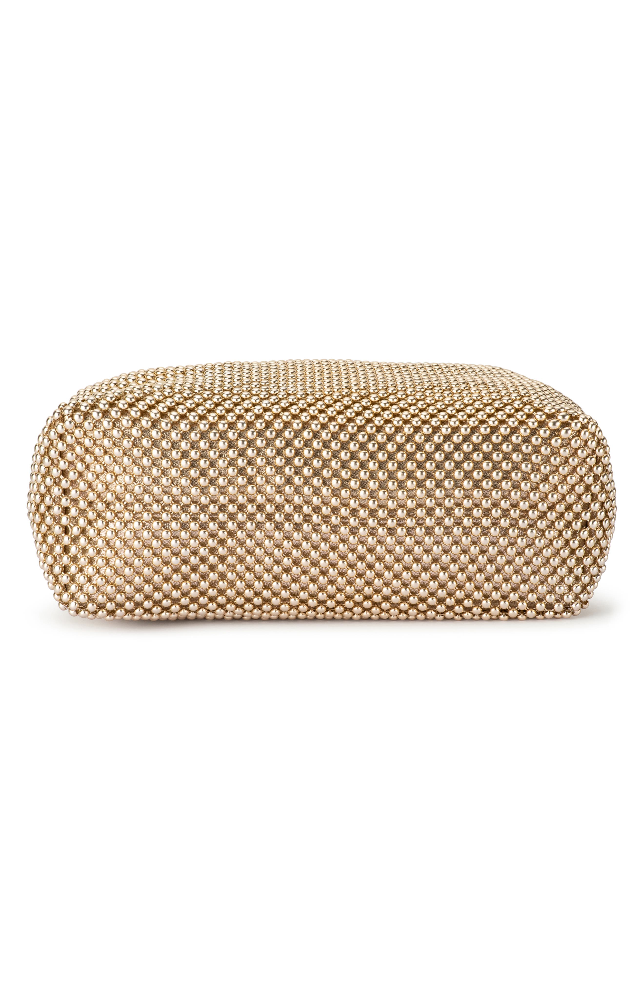 Женские сумки Olga Berg Skylar Ball Mesh Shoulder Bag — фото 7