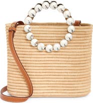 L’alingi Small Eternity Crystal Embellished Raffia Tote