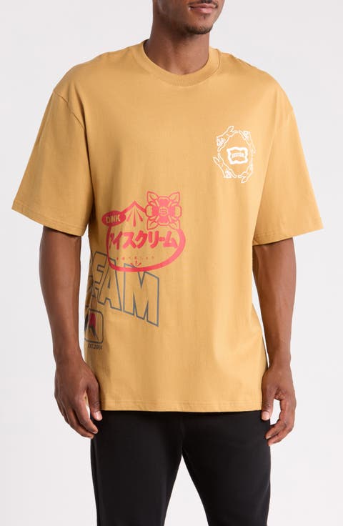 Overlay Cotton Jersey Graphic T-Shirt