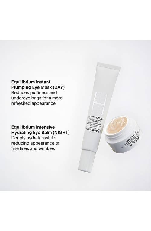 Hourglass Equilibrium Skincare Eye Essentials Duo With Satin Sleep Mask $150 Value In Transparent