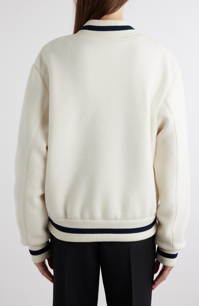 Givenchy Varsity Wool Bomber Jacket, Alternate, color, 