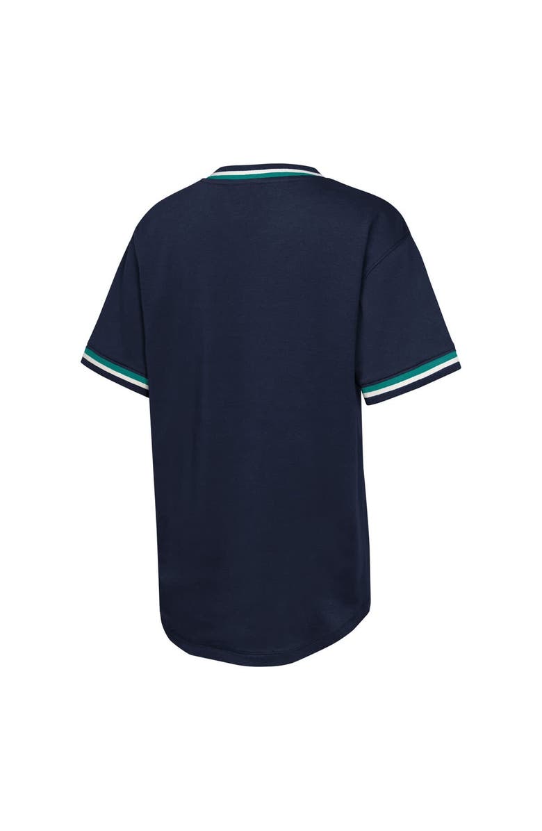Outerstuff Youth  Navy Seattle Mariners Relief Pitcher V-Neck T-Shirt, Alternate, color, 