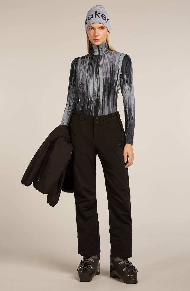 Icebreaker 260 Vertex Merin Wool Half Zip Pullover, Alternate, color, Black/Snow/Obsidian/Alloy