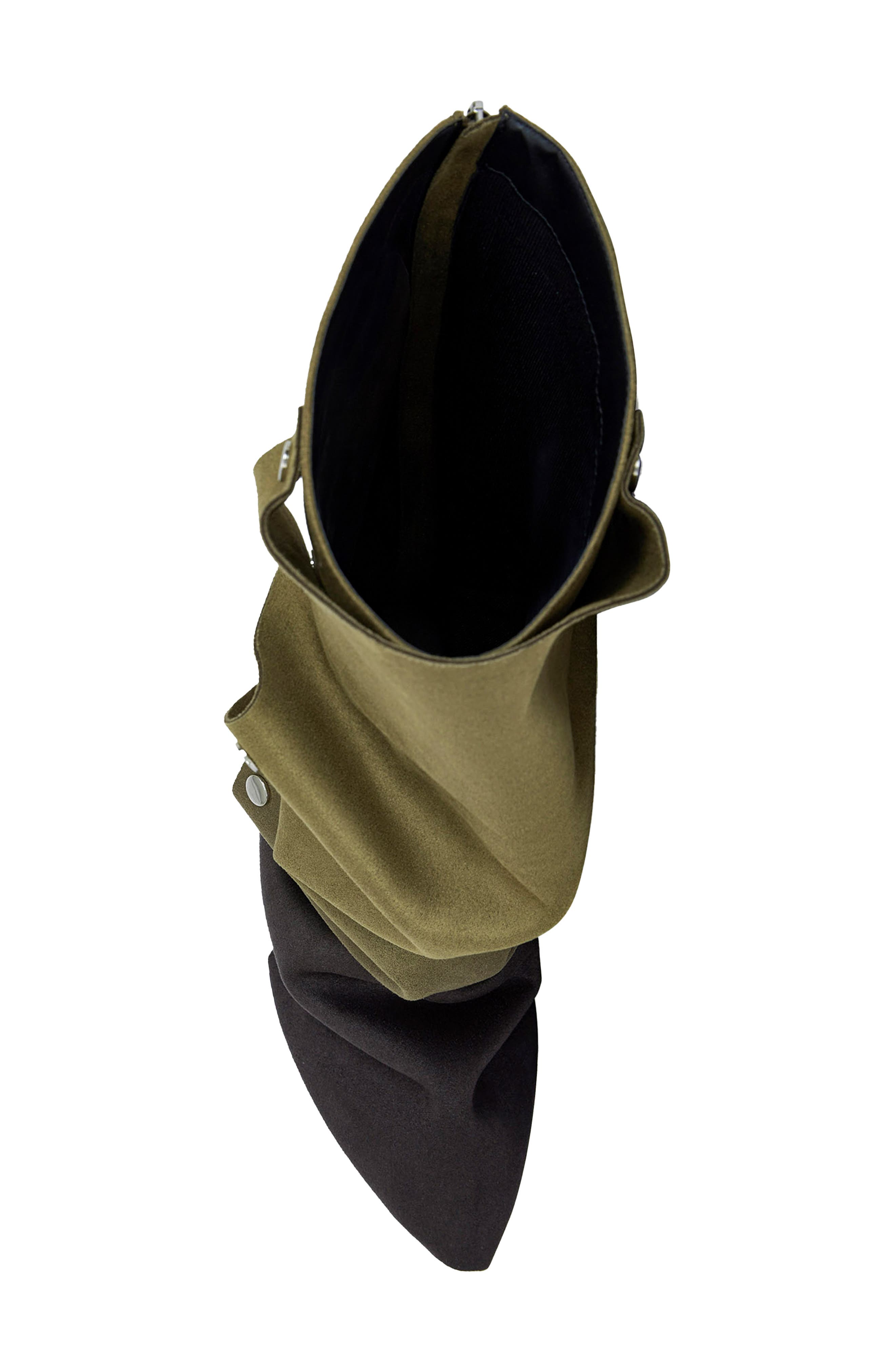 AZALEA WANG Imogine Knee High Slouch Boot, Alternate, color, Olive