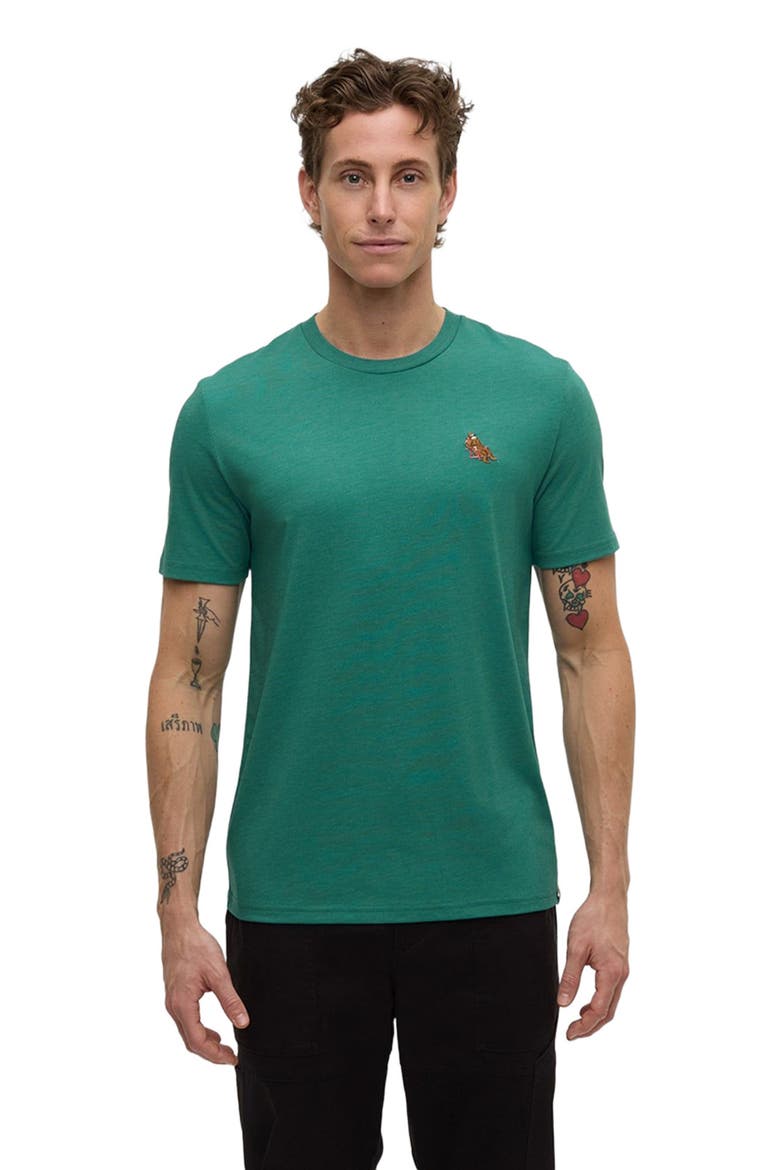 Sasquatch T-Shirt, Alternate, color, Tidal Teal Heather/Adirondack