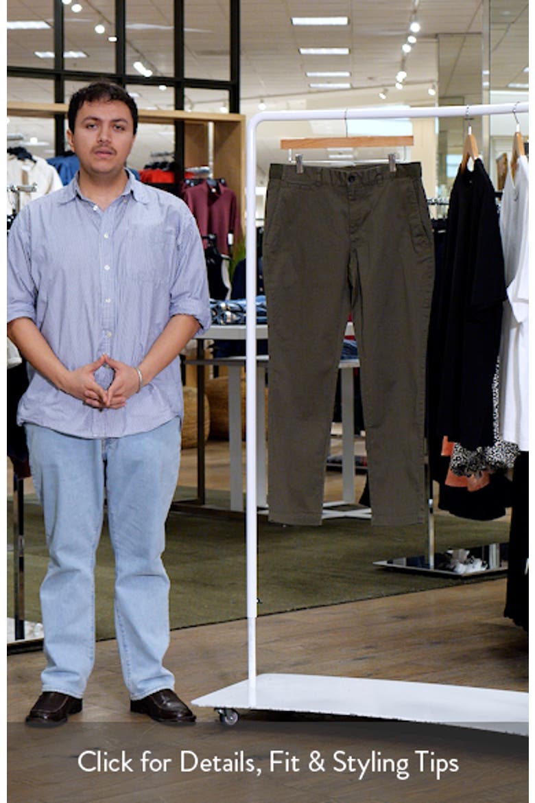 Prato Crop Tapered Stretch Cotton Chinos video