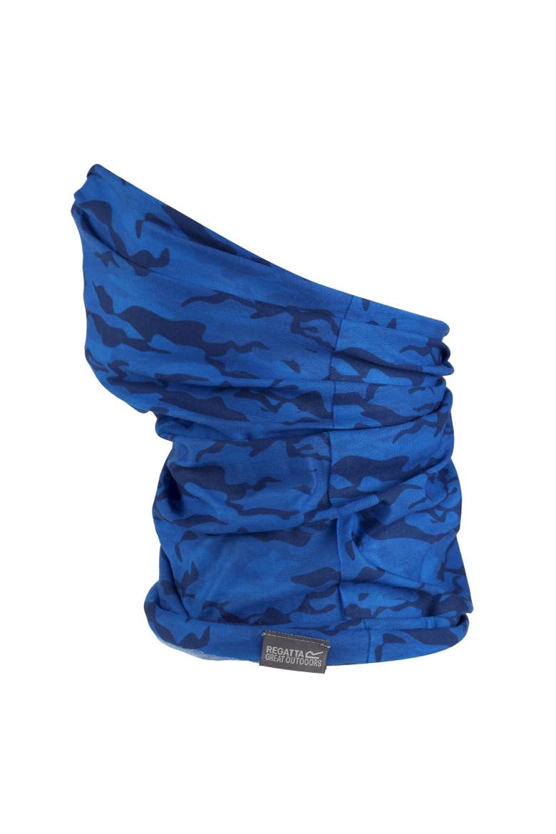 Childrens/Kids Camo Snood, Main, color, Imperial Blue