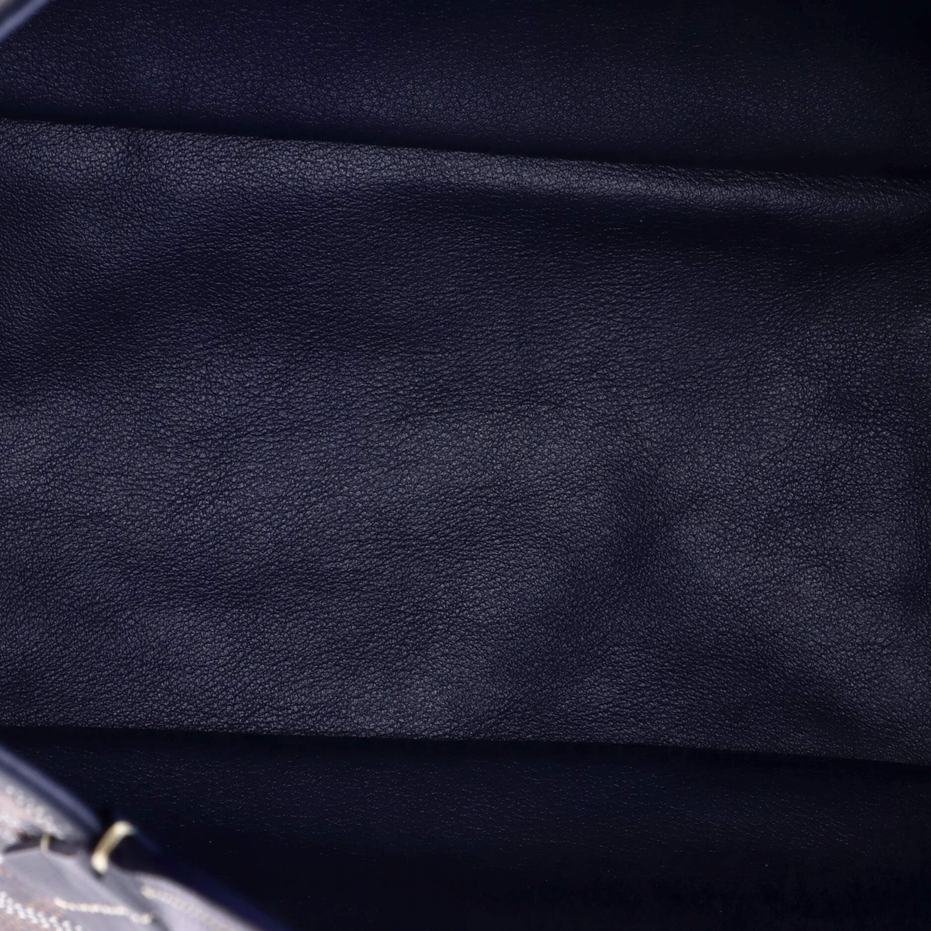 Pre-Owned Goyard Anjou Reversible Tote Coated Canvas Mini, Alternate, color, Blue