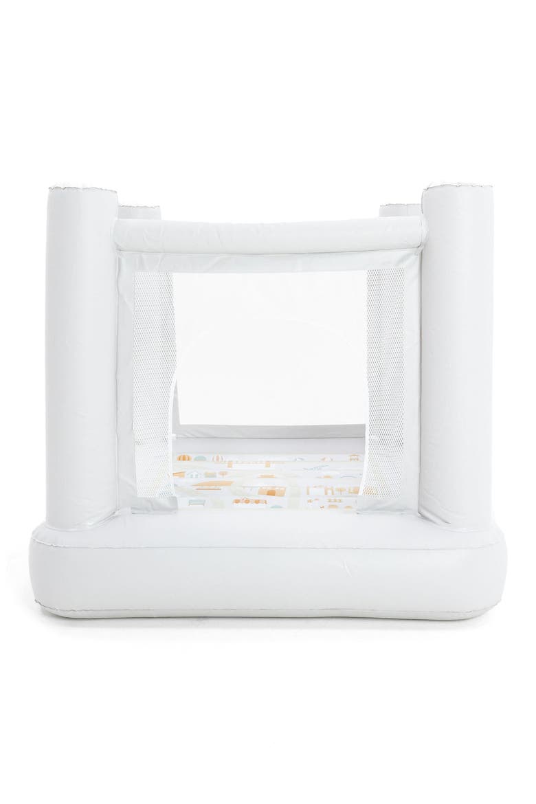 Mini City Bounce House, Alternate, color, WHITE