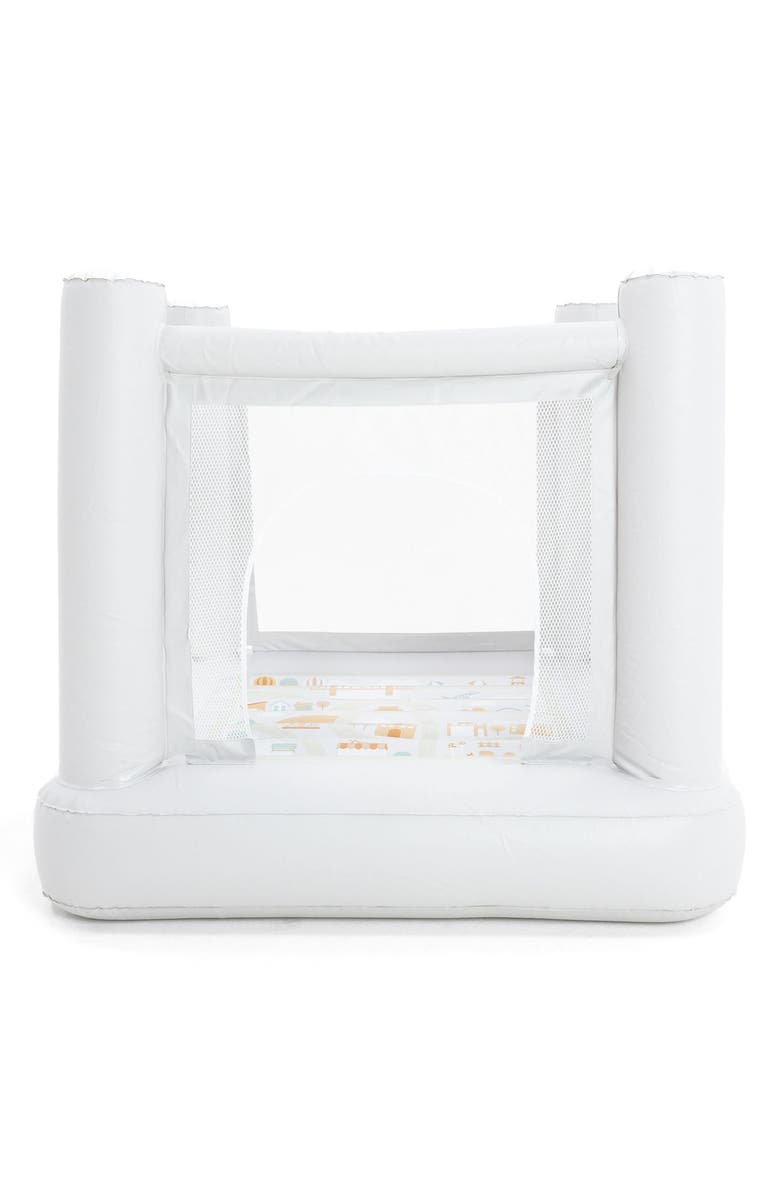 PLAYSMOL Mini City Bounce House, Alternate, color, White