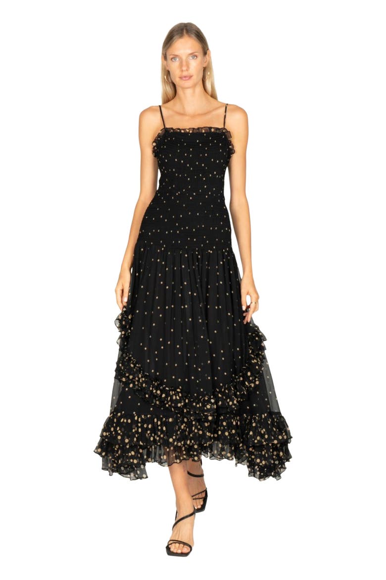 Bianca Maxi Dress, Main, color, Mixed Polka Dot