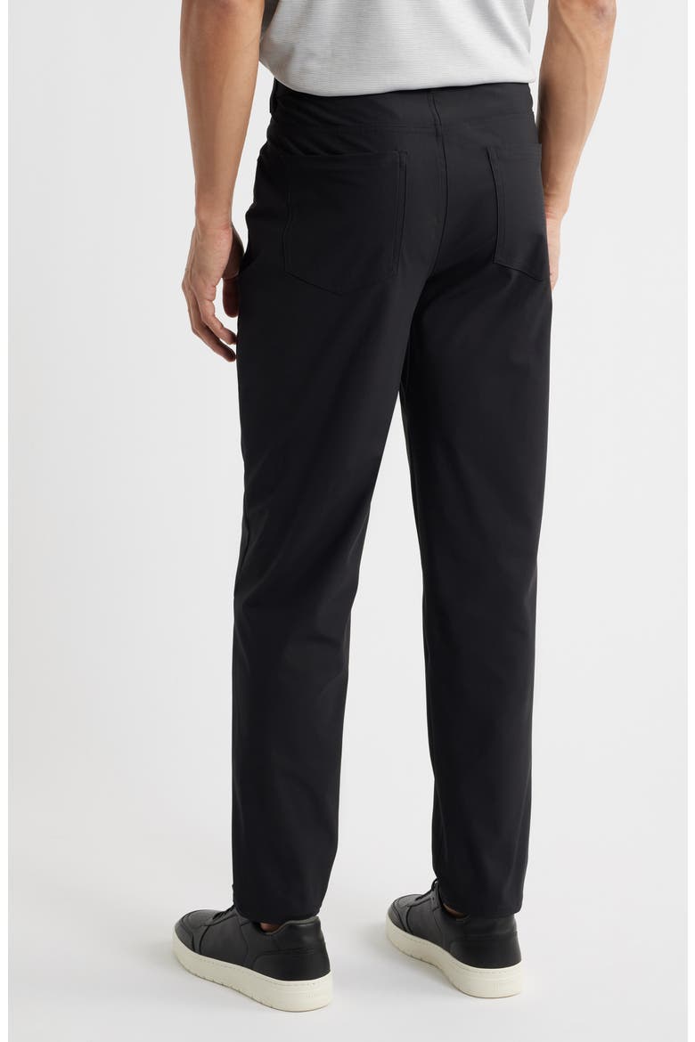 Driver Slim Fit Five Pocket Pants, Alternate, color, BLACK CAVIAR