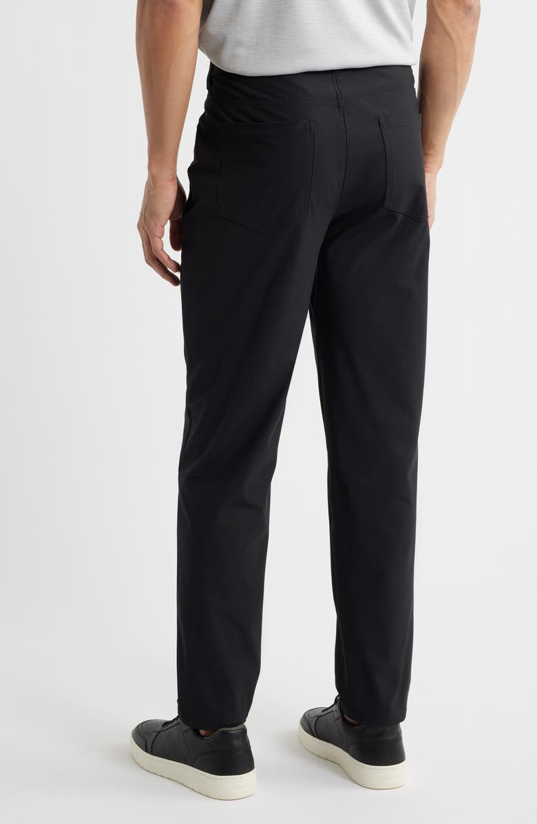 Zella Driver Slim Fit Five Pocket Pants, Alternate, color, Black Caviar