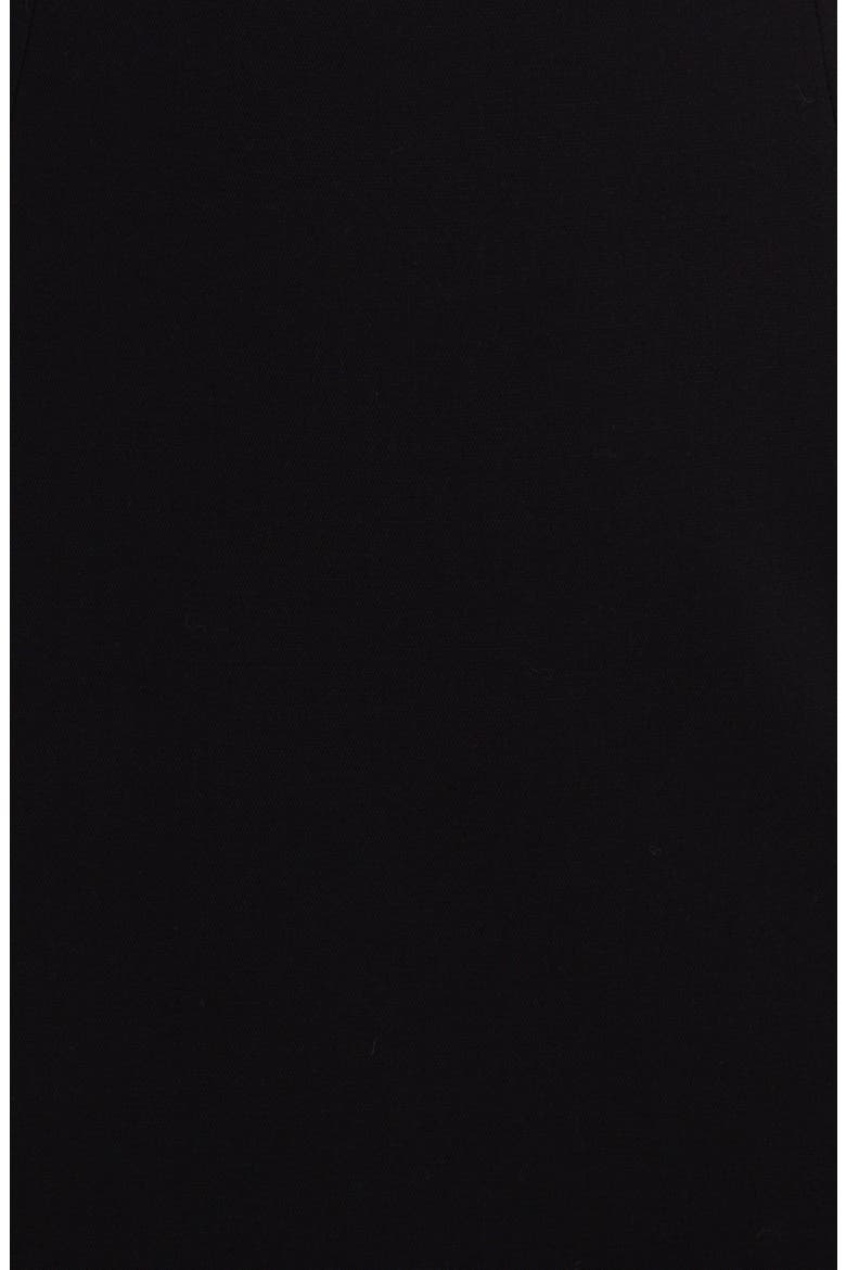 Stretch Wool Midi Dress, Alternate, color, BLACK