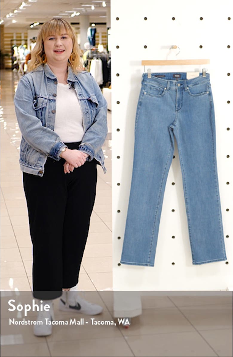 Marilyn High Waist Cool Embrace Straight Leg Jeans, sales video thumbnail