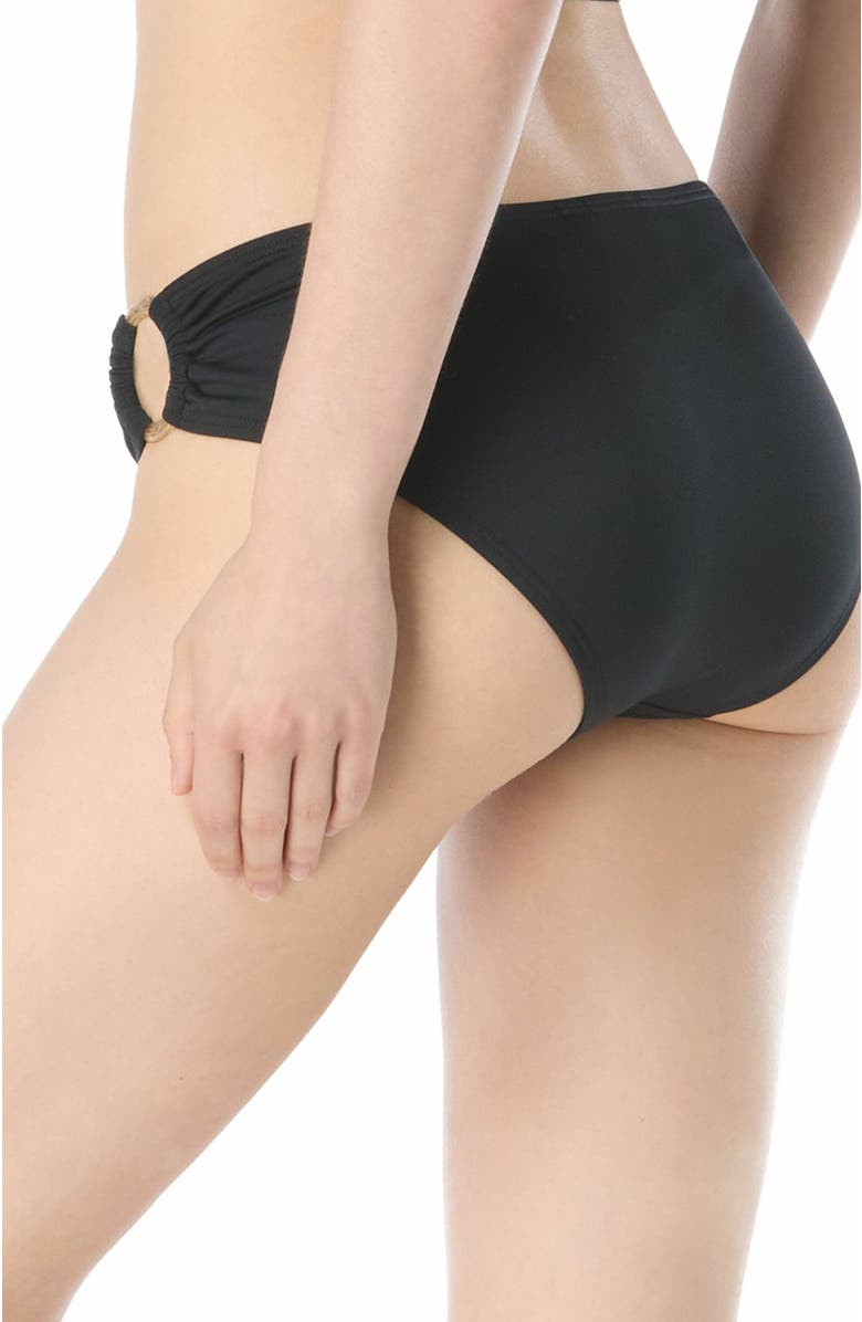 Carmen Marc Valvo Side Ring Bikini Bottom, Alternate, color,