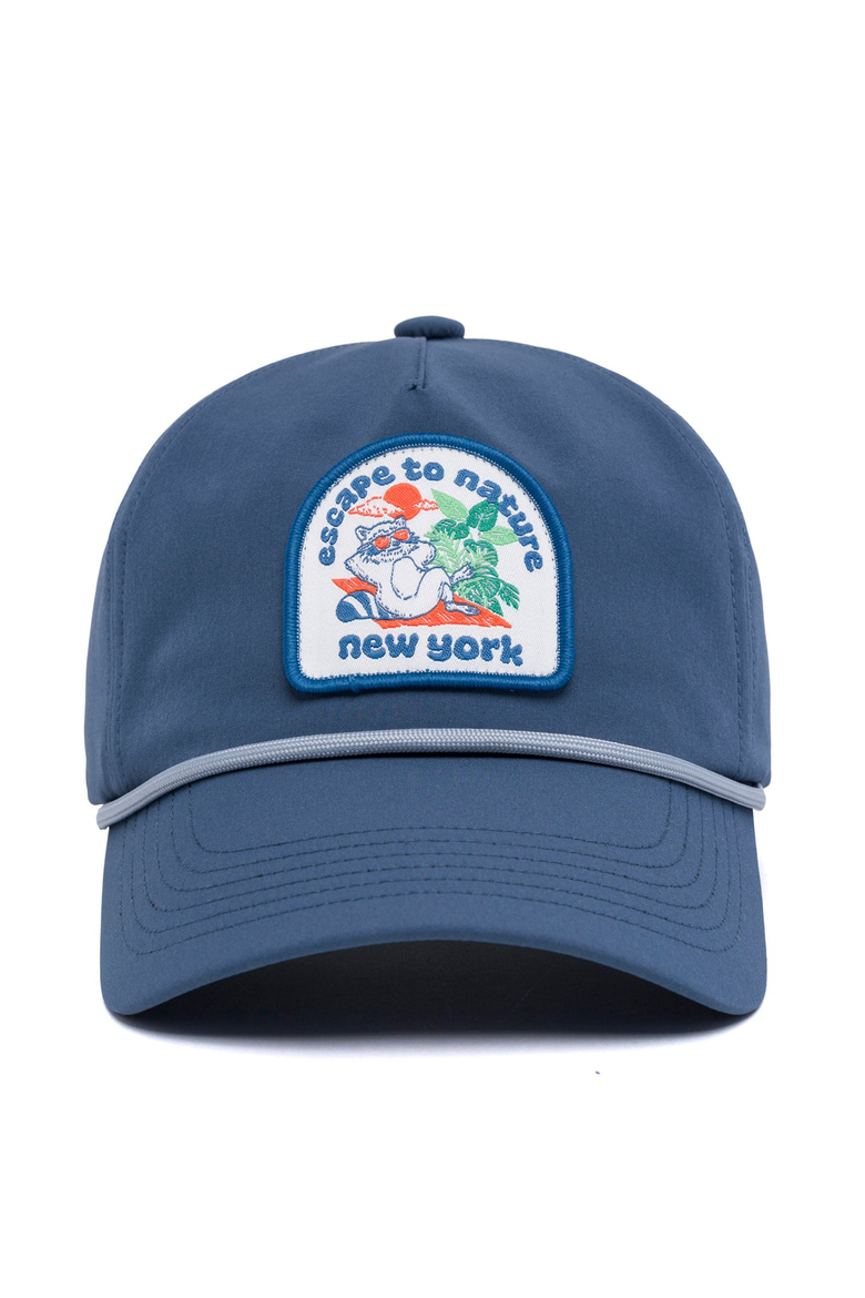 NYC Escape Throwback Hat, Alternate, color, Blue