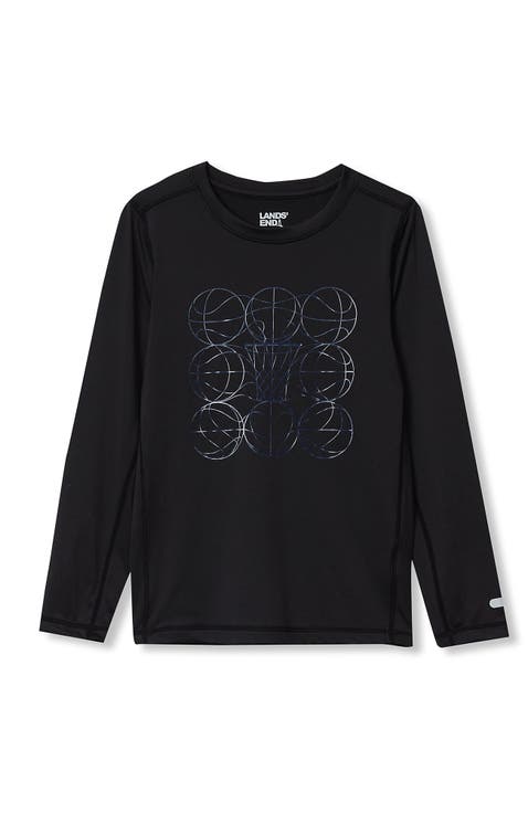 Boys Active Long Sleeve Graphic Tee