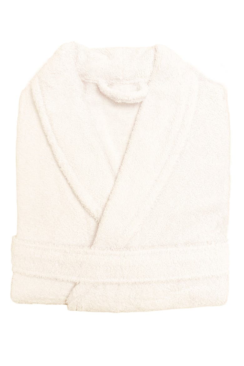 Home Spa Cotton Terry Robe, Alternate, color, Calming Green