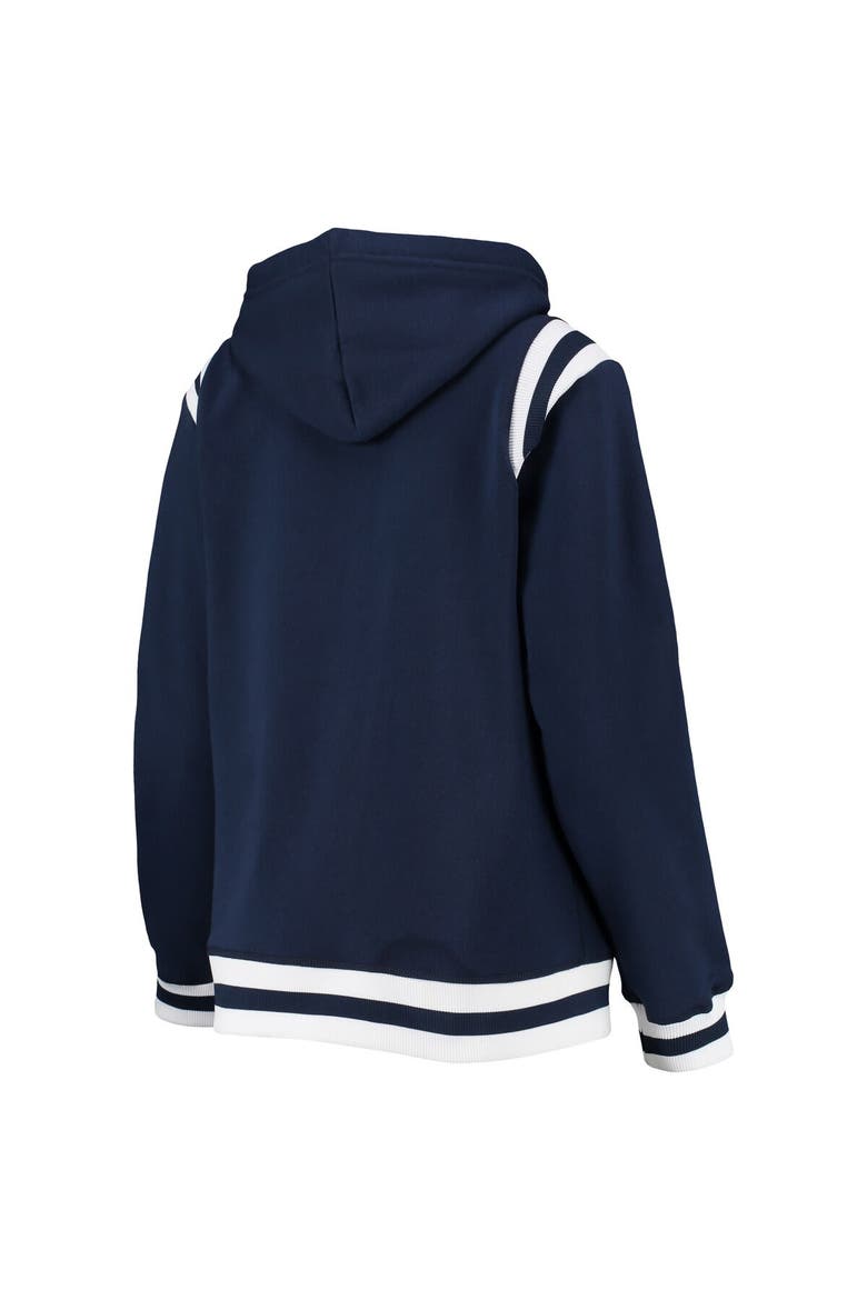 Women's Starter Navy Minnesota Twins Vintage Full-Zip Hoodie, Alternate, color, Navy