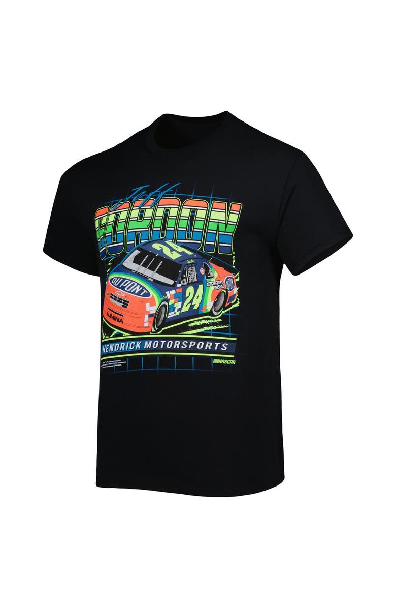 HENDRICK MOTORSPORTS TEAM COLLECTION Men's Hendrick Motorsports Team Collection Black Jeff Gordon DuPont T-Shirt, Alternate, color, Black