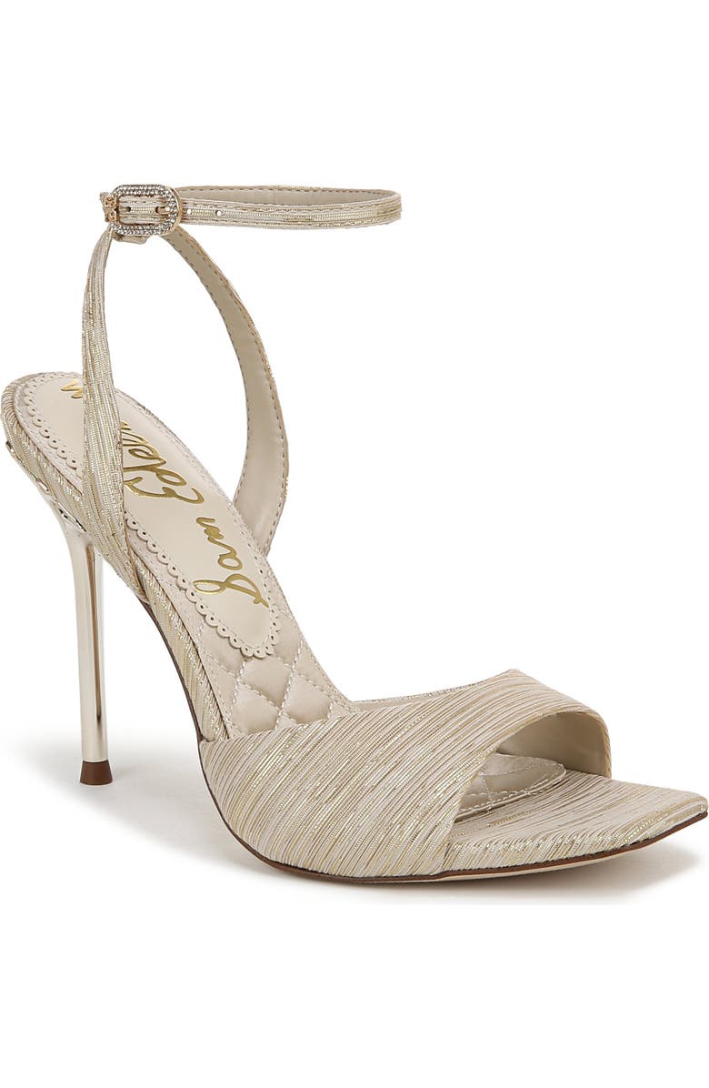 Sam Edelman Lilian Slingback Sandal, Main, color, Soft Gold