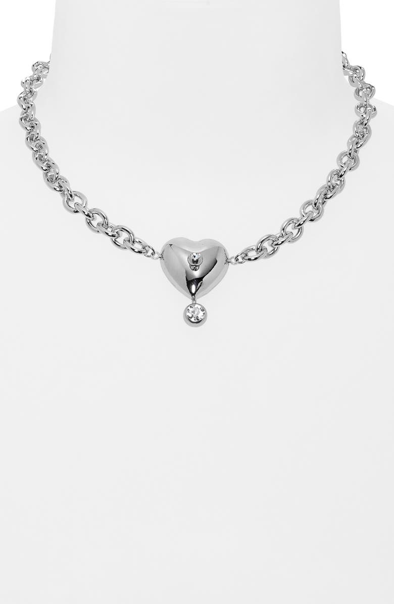 Justine Clenquet Max Heart Pendant Necklace, Alternate, color, 
