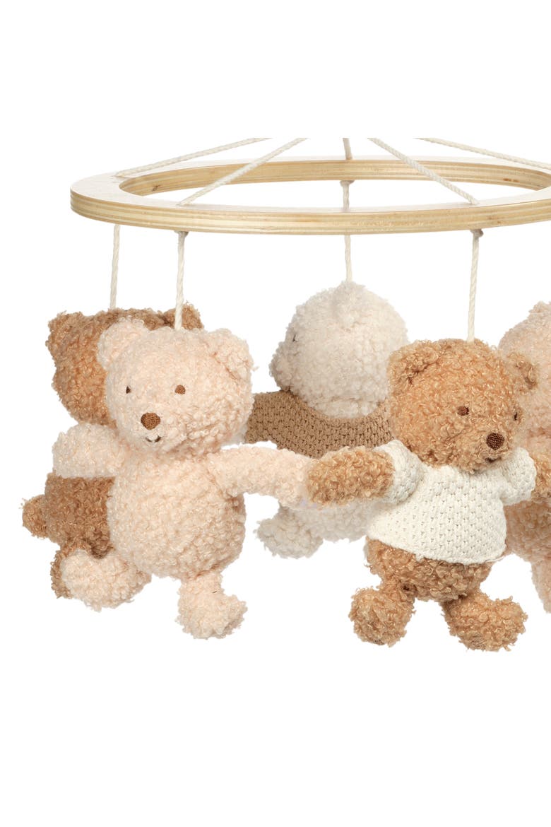 Teddy Bear Musical Infant Baby Crib Mobile Soother Toy, Alternate, color, Brown
