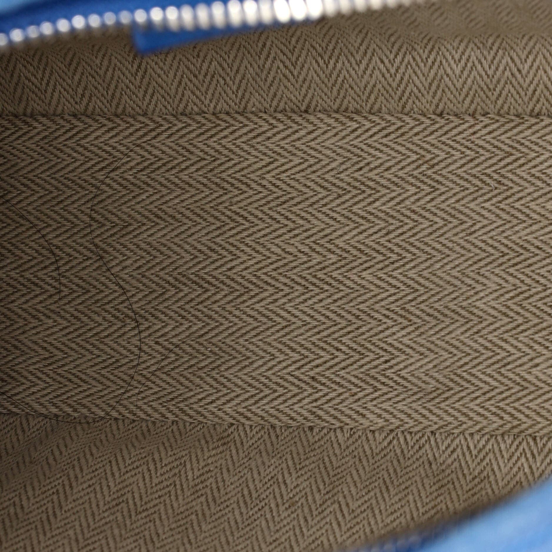 Pre-Owned Hermes Massai Cut Bag Leather 32, Alternate, color, Mykonos