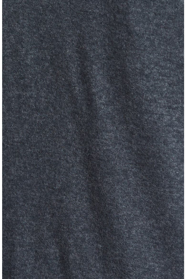 Open Drape Front Cardigan, Alternate, color, GUNMETAL