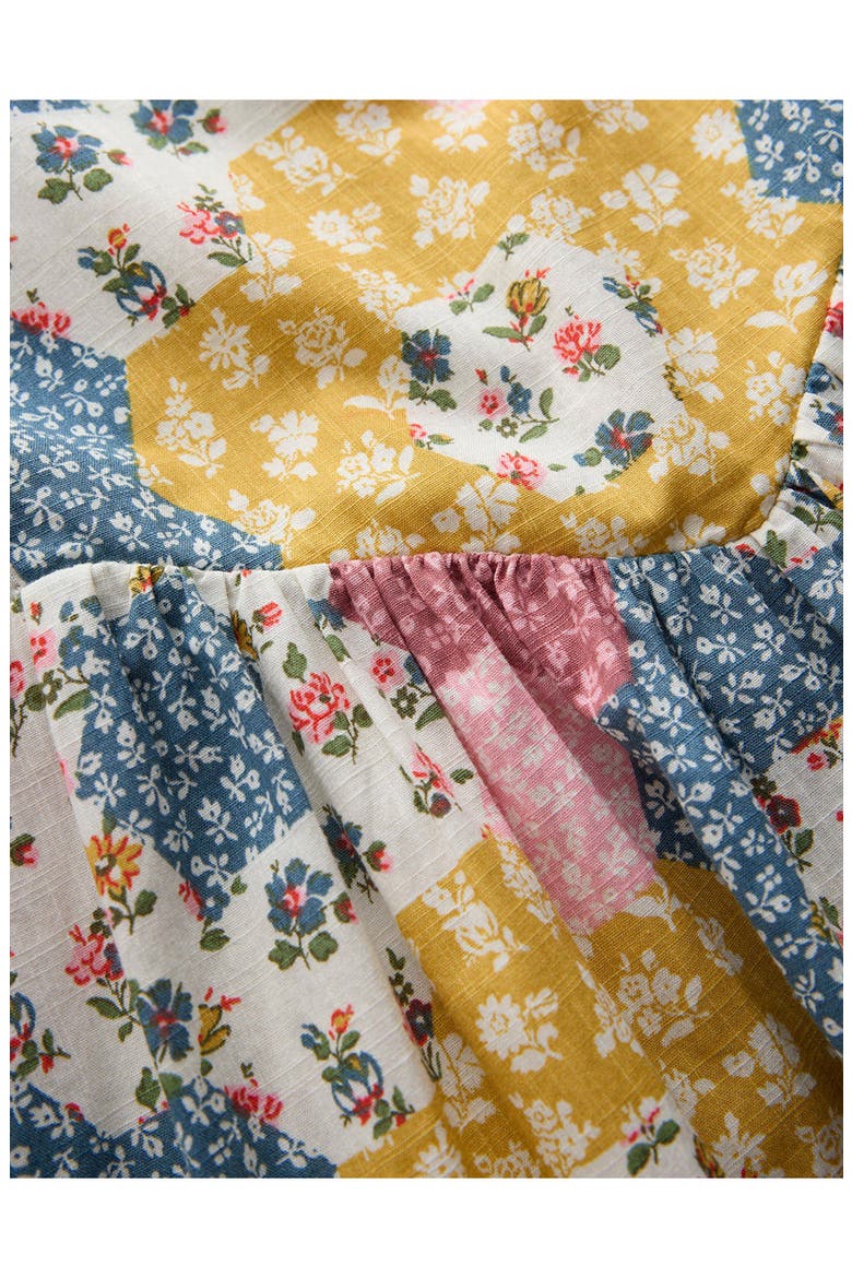 Kids' Floral Wing Sleeve Dress, Alternate, color, FLORAL PATCHWORK