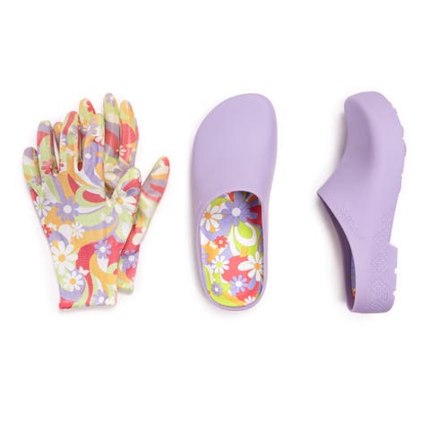 Garden Clog and Glove Set