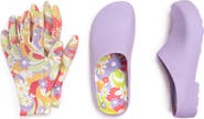 MUK LUKS Garden Clog and Glove Set