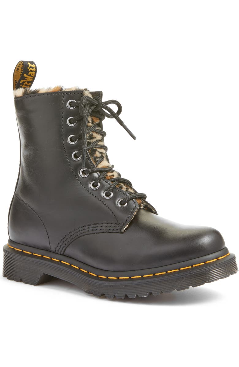Dr. Martens Serena Faux Fur Lined Boot, Main, color,