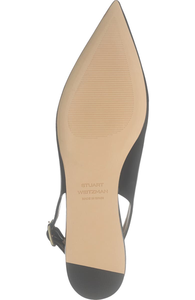 Stuart Weitzman Ryder Slingback Flat, Alternate, color, Black