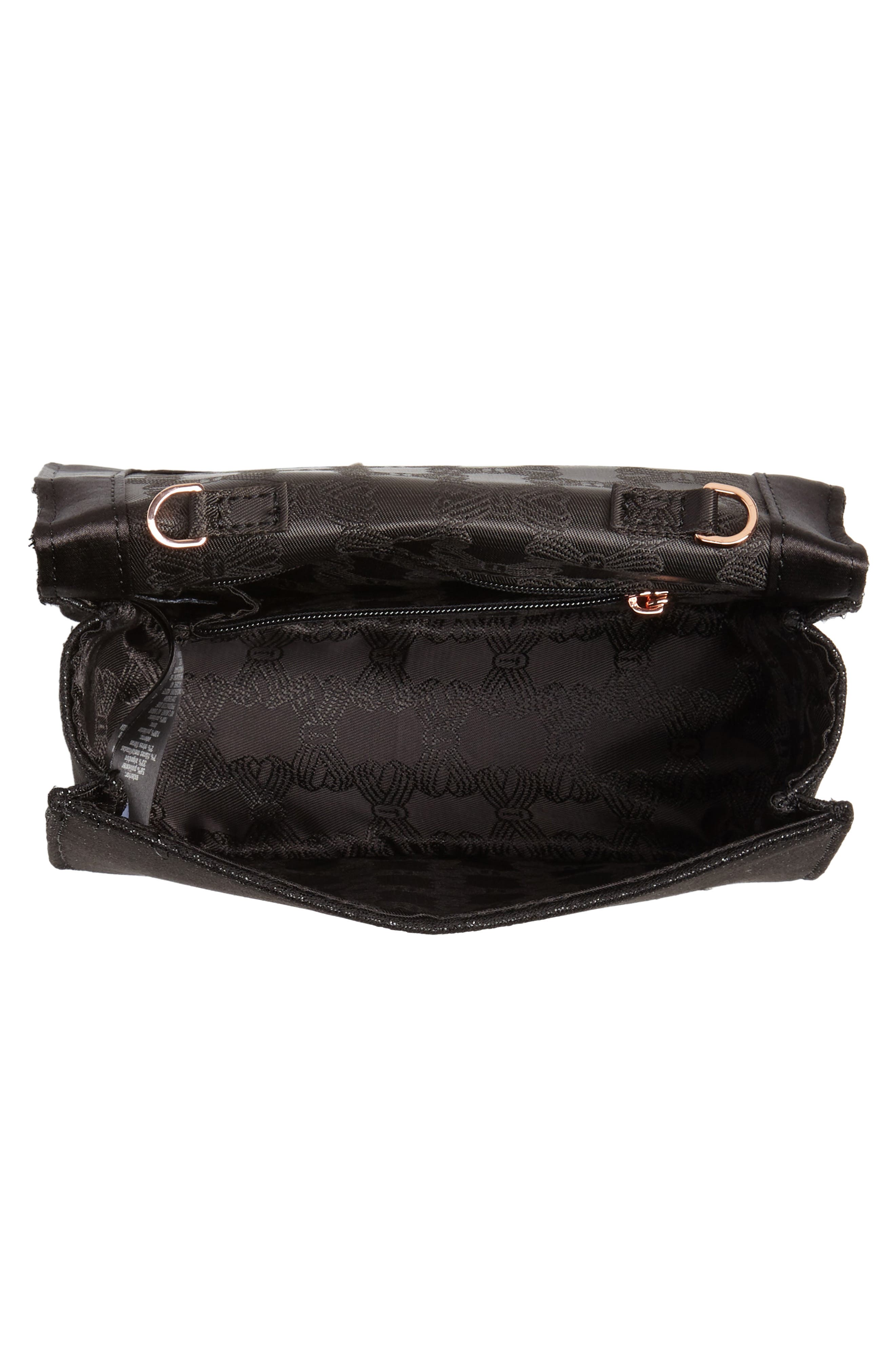 Ted Baker London Jeminna Velvet Bow Evening Bag, Alternate, color, 