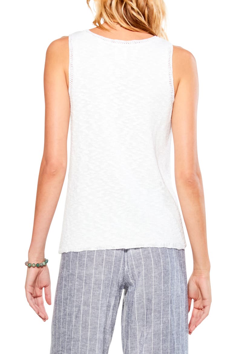Textured Days Tank, Alternate, color, PAPER WHITE