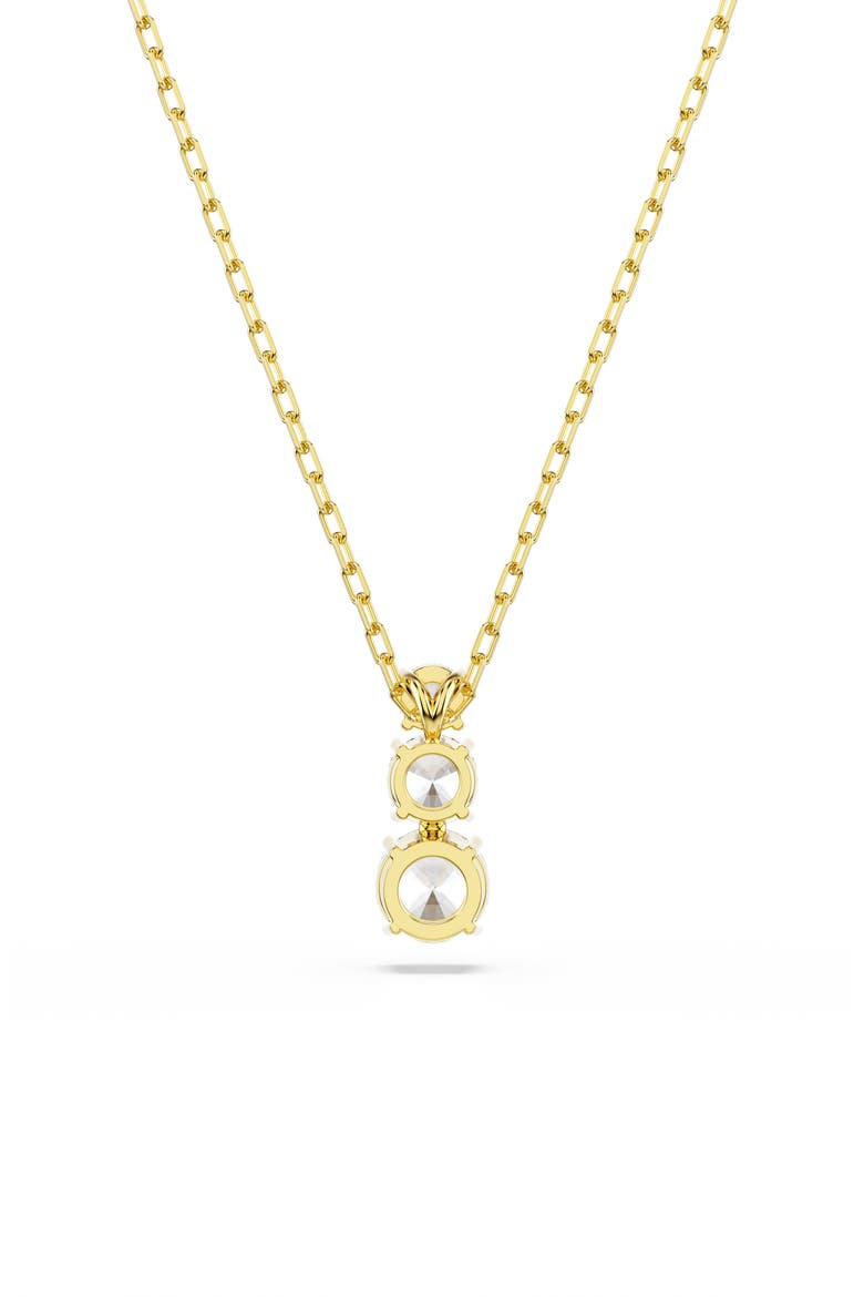 Stilla Attract Pendant Necklace, Alternate, color, GOLD/ WHITE