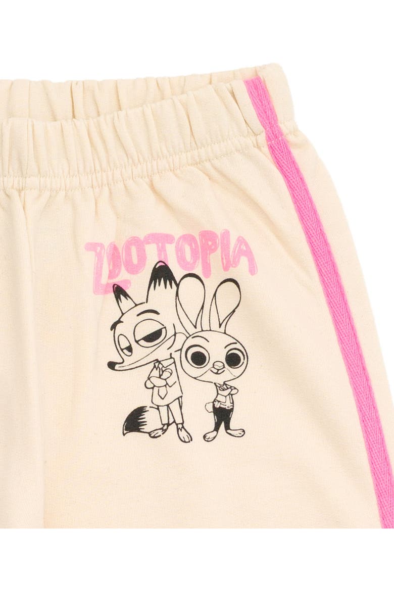 Zootopia Fleece 2-Piece Sweatshirt and Pants Set, Alternate, color, Cream Judy Nick
