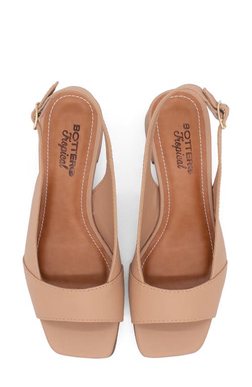 Bottero Square Toe Slingback Sandal