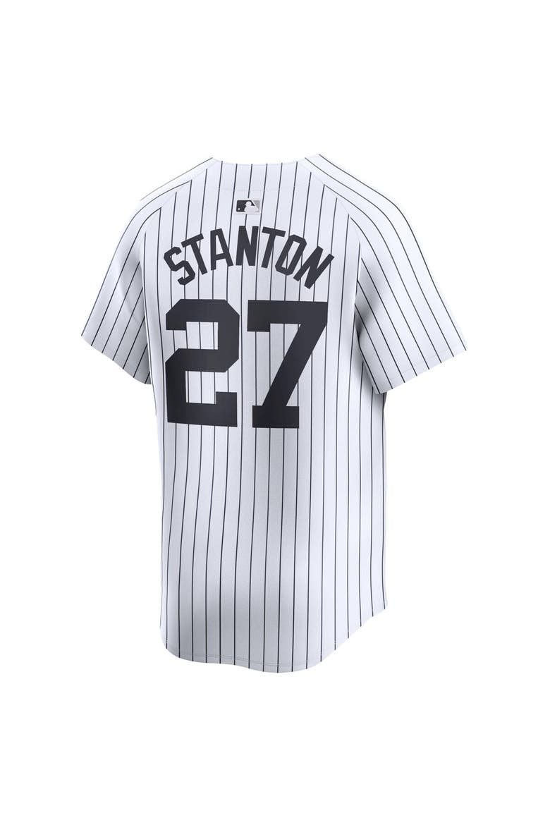 Men's Nike Giancarlo Stanton White New York Yankees Home Limited Player Jersey, Alternate, color, White