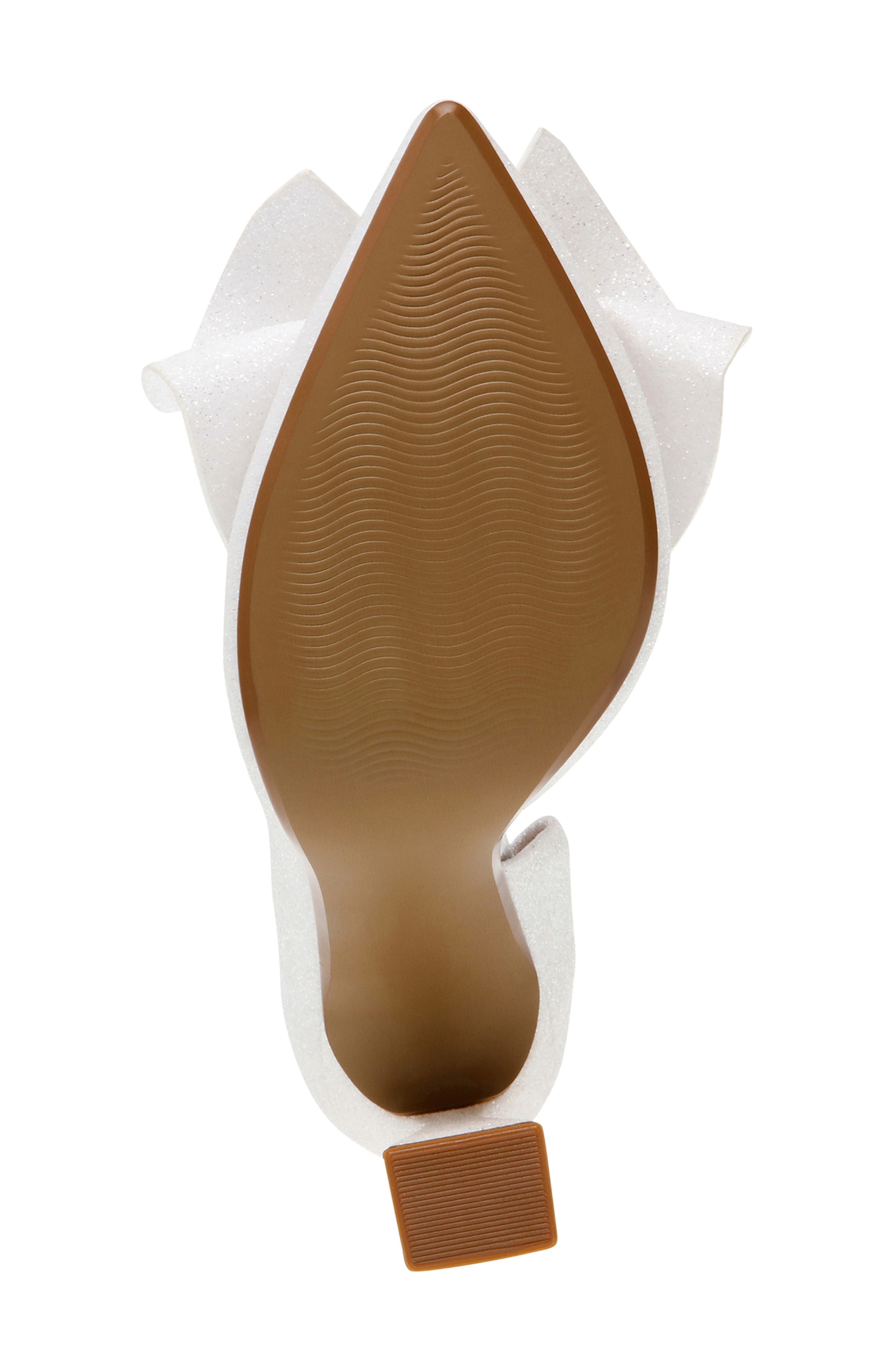 Nobble Half d'Orsay Pointed Toe Pump, Alternate, color, IVORY