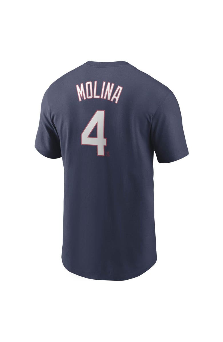 Nike Men's Nike Yadier Molina Navy St. Louis Cardinals Name & Number T-Shirt, Alternate, color, 