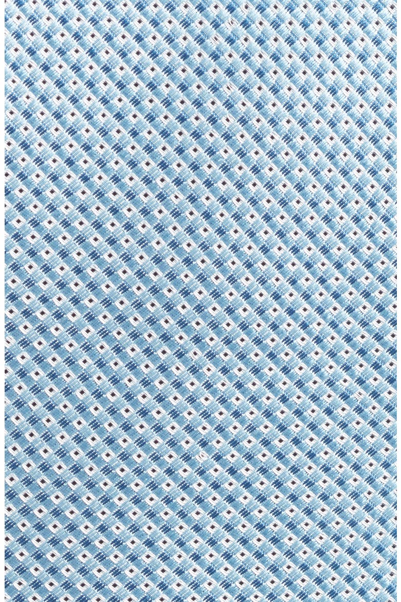 Micropattern Silk Blend Tie, Alternate, color, LIGHT BLUE