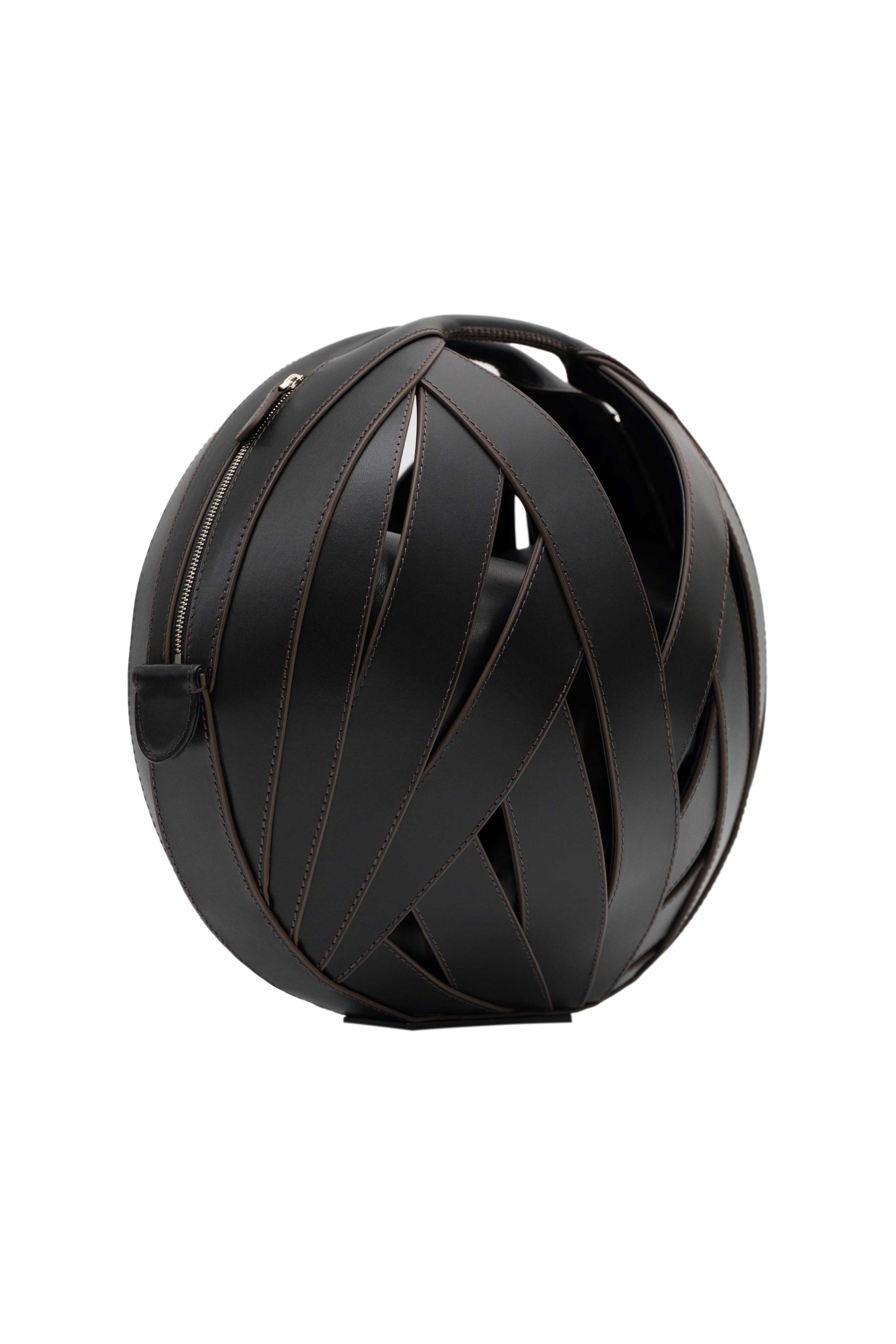 PERRIN PARIS Le Panier Handbag Classic, Alternate, color, Black / Espresso