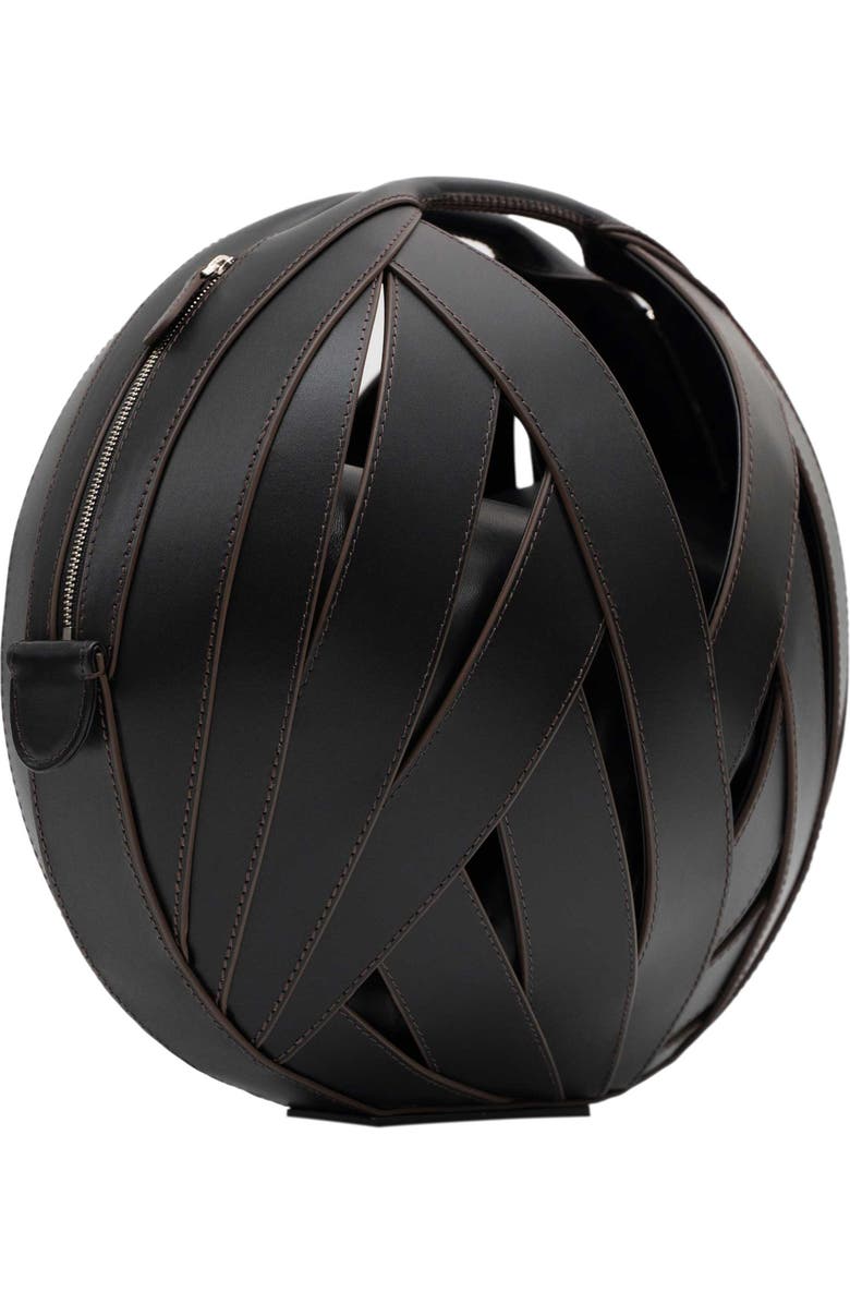 PERRIN PARIS Le Panier Handbag Classic, Alternate, color, Black / Espresso