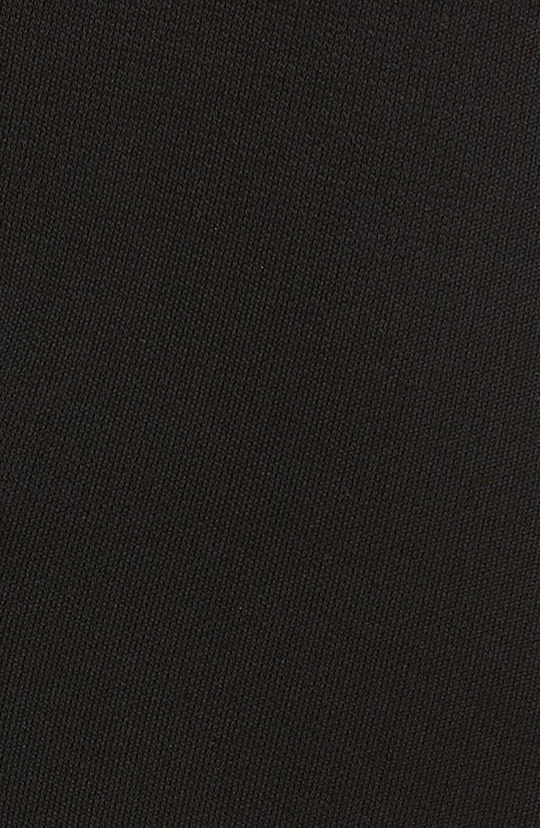 Donna Karan New York Mock Neck Long Sleeve Crepe Jersey Bodysuit, Alternate, color, 