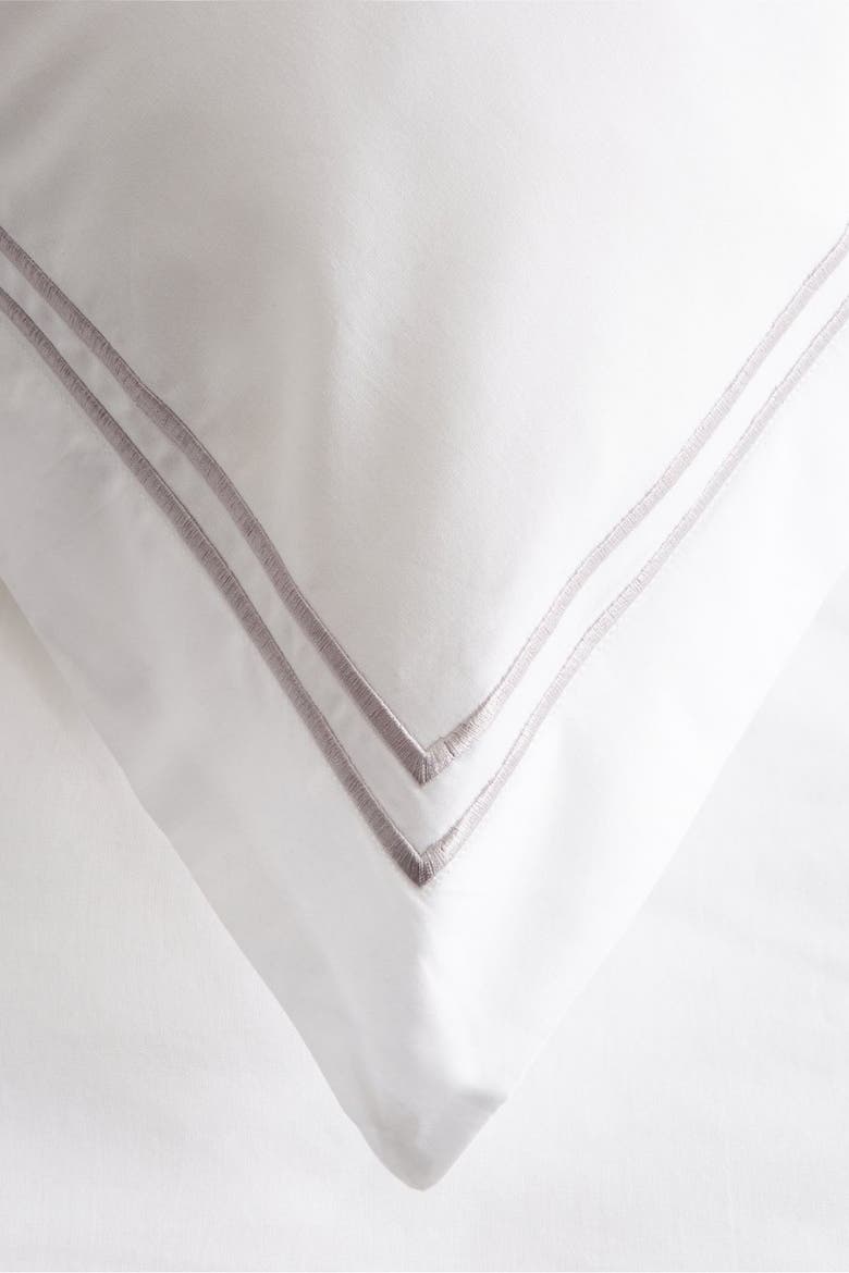 Stone Cotton Percale 3-Piece King/Cal King Duvet Set, Alternate, color, STONE