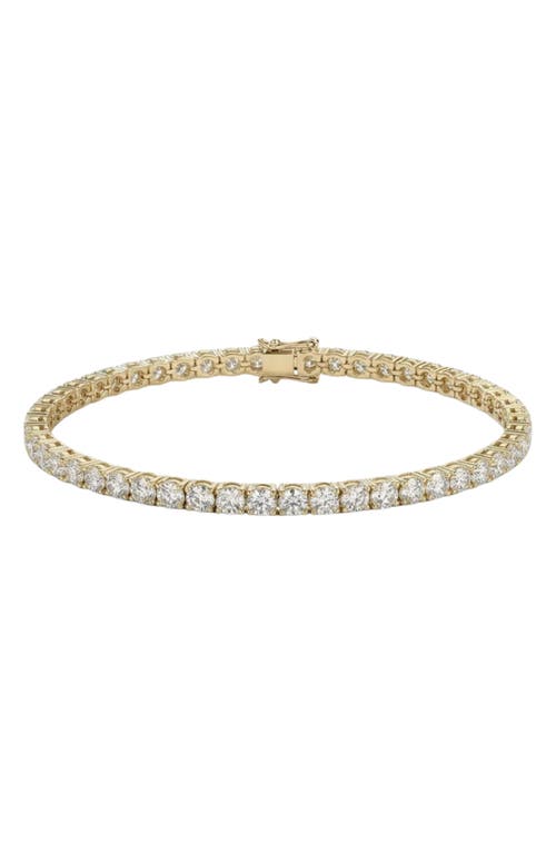The M Jewelers The Thin Essential Cubic Zirconia Tennis Bracelet in Gold at Nordstrom