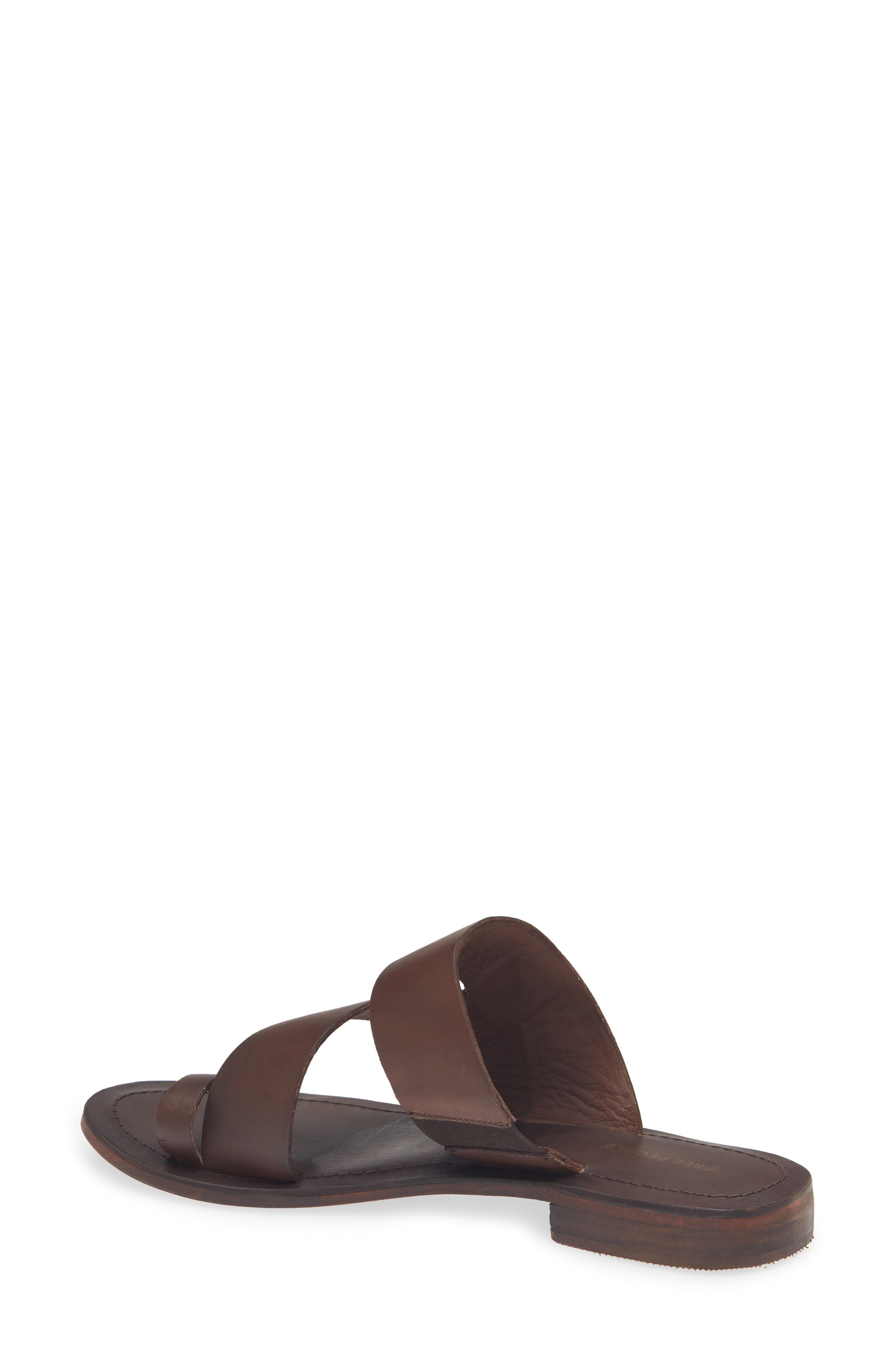 Abilene Toe Loop Sandal, Alternate, color, OAK LEATHER